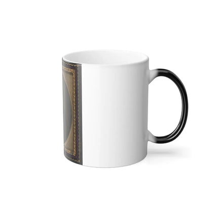 Unidentified Artillery Soldier in Confederate Uniform and Kepi Hat (U.S. Civil War) Color Changing Coffee Mug 11oz-Go Mug Yourself