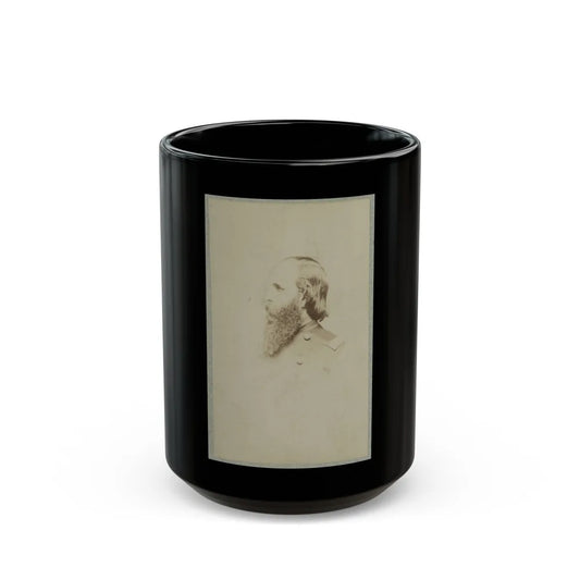 Unidentified General, Bust Portrait, Facing Left (U.S. Civil War) Black Coffee Mug-15oz-Go Mug Yourself