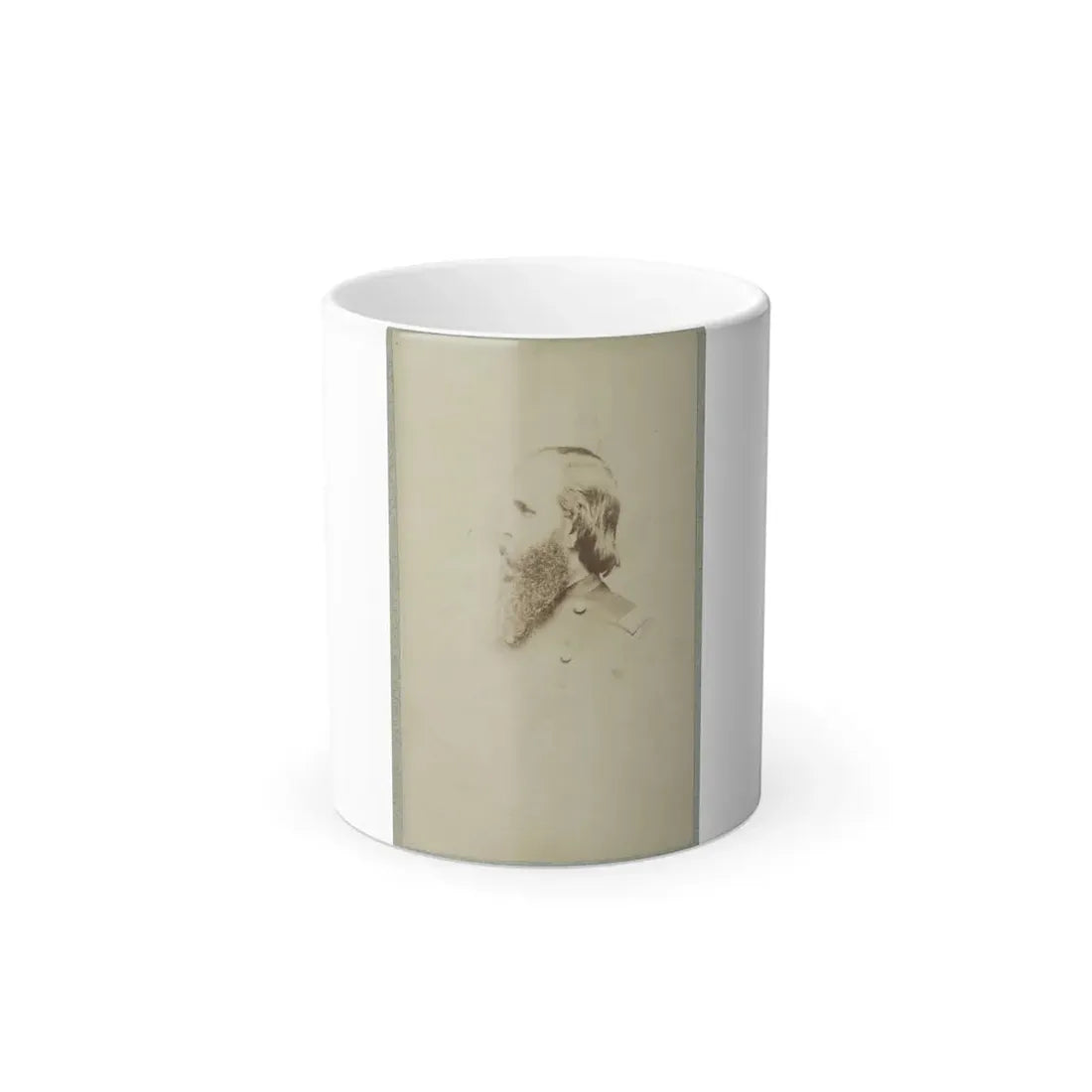 Unidentified General, Bust Portrait, Facing Left (U.S. Civil War) Color Changing Coffee Mug 11oz - Go Mug Yourself