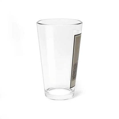 Unidentified Man 001 (U.S. Civil War) Pint Glass 16oz - Go Mug Yourself