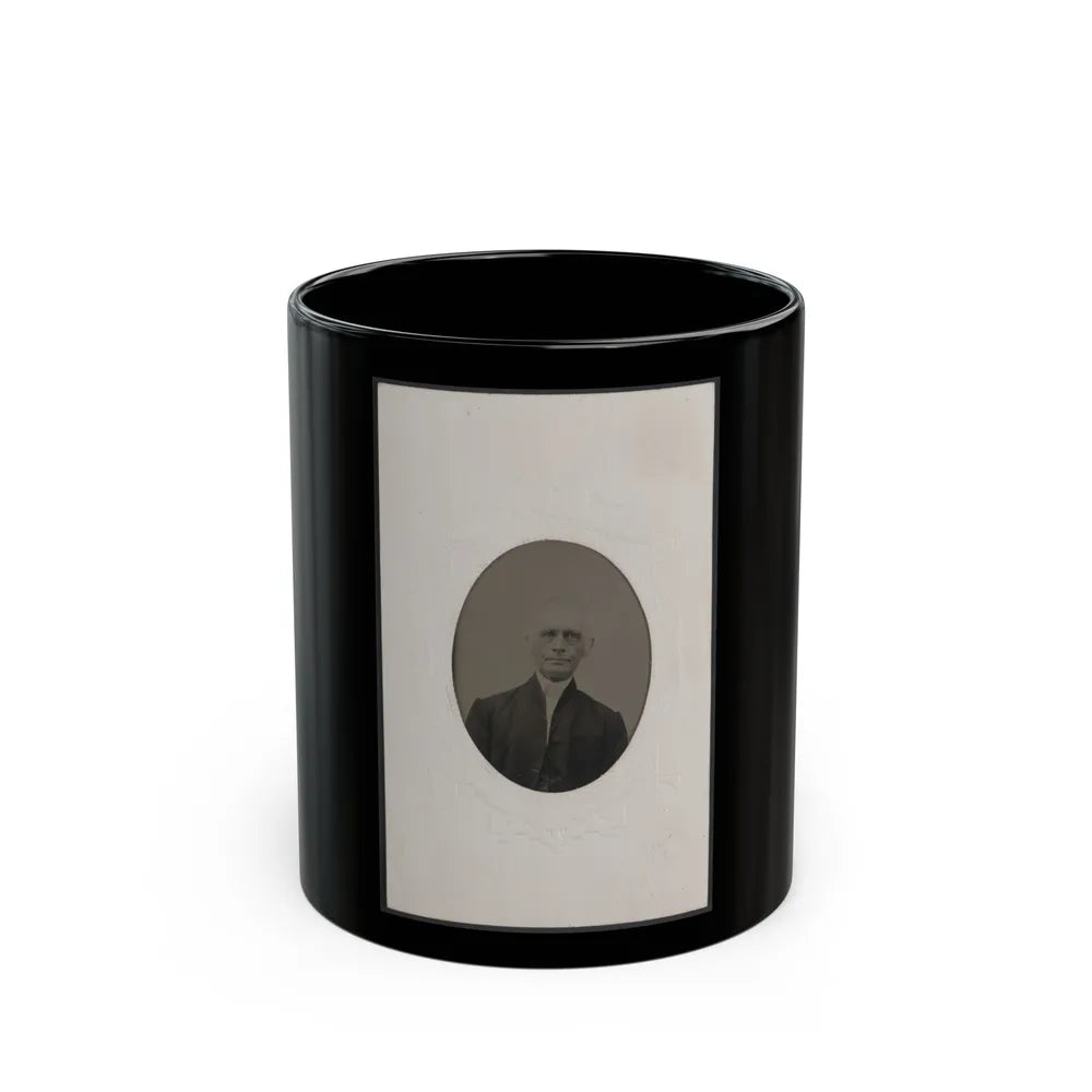 Unidentified Man 002 (U.S. Civil War) Black Coffee Mug-11oz-Go Mug Yourself