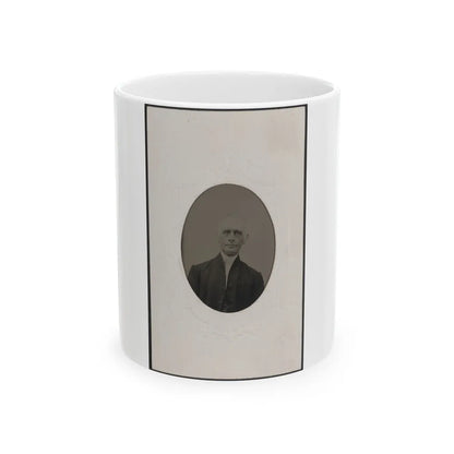 Unidentified Man 002 (U.S. Civil War) White Coffee Mug-11oz-Go Mug Yourself