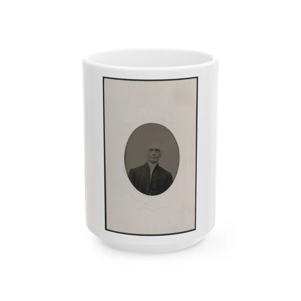 Unidentified Man 002 (U.S. Civil War) White Coffee Mug-15oz-Go Mug Yourself