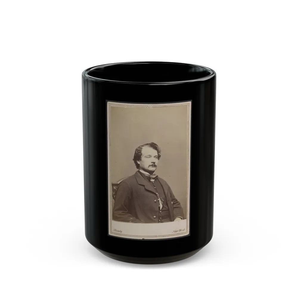 Unidentified Man 003 (U.S. Civil War) Black Coffee Mug-15oz-Go Mug Yourself