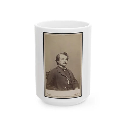 Unidentified Man 003 (U.S. Civil War) White Coffee Mug-15oz-Go Mug Yourself