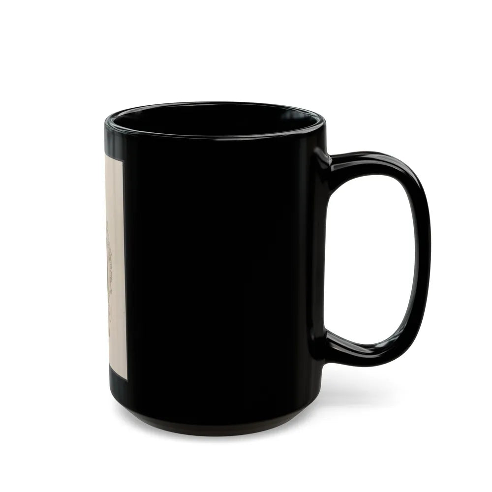 Unidentified Man 004 (U.S. Civil War) Black Coffee Mug-Go Mug Yourself