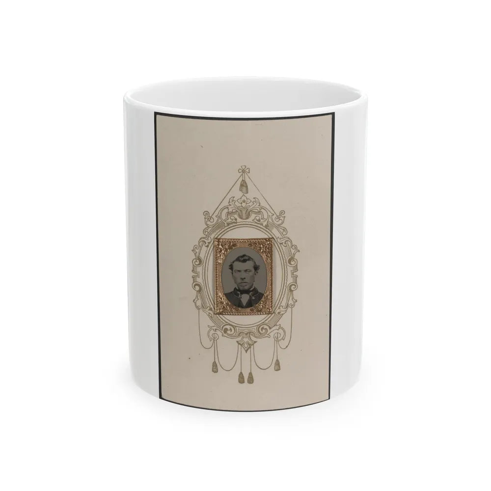 Unidentified Man 004 (U.S. Civil War) White Coffee Mug-11oz-Go Mug Yourself