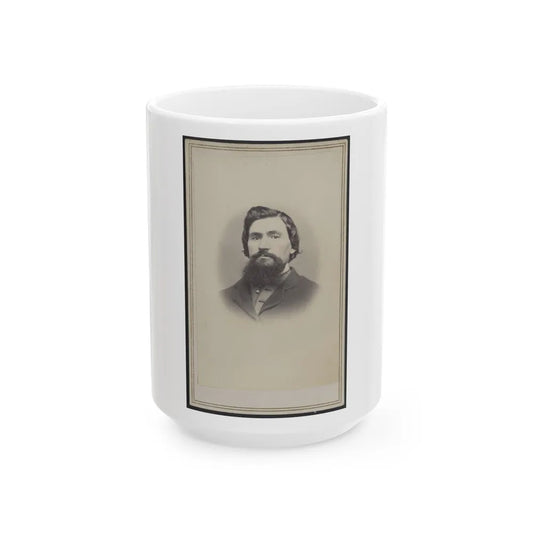 Unidentified Man 005 (U.S. Civil War) White Coffee Mug-15oz-Go Mug Yourself