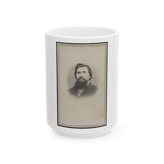 Unidentified Man 005 (U.S. Civil War) White Coffee Mug 15oz - Go Mug Yourself