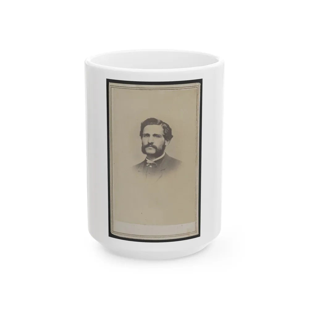 Unidentified Man 007 (U.S. Civil War) White Coffee Mug-15oz-Go Mug Yourself