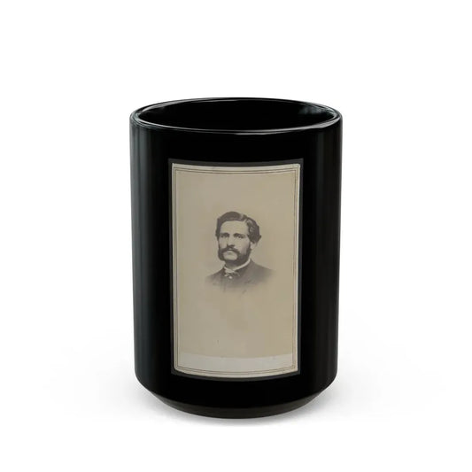 Unidentified Man 007 (U.S. Civil War) Black Coffee Mug 15oz - Go Mug Yourself