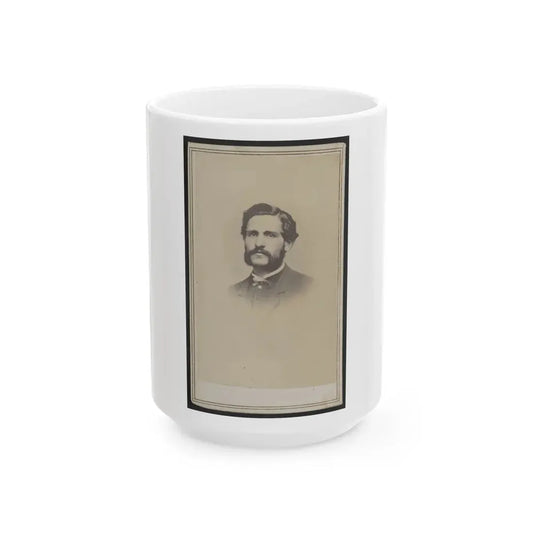 Unidentified Man 007 (U.S. Civil War) White Coffee Mug 15oz - Go Mug Yourself