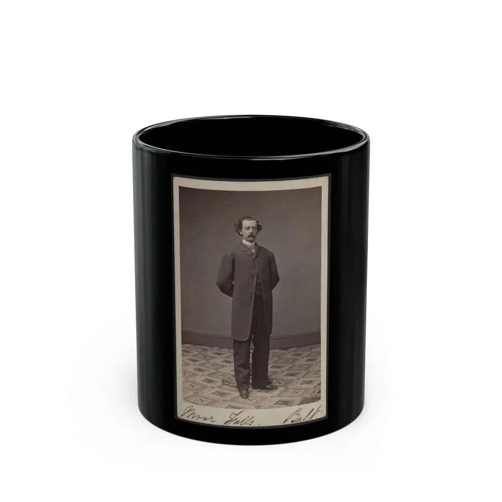 Unidentified Man 008 (U.S. Civil War) Black Coffee Mug-11oz-Go Mug Yourself