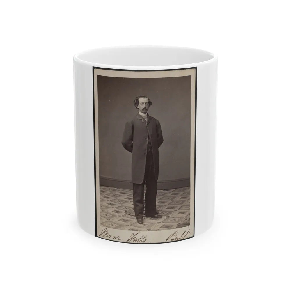 Unidentified Man 008 (U.S. Civil War) White Coffee Mug-11oz-Go Mug Yourself