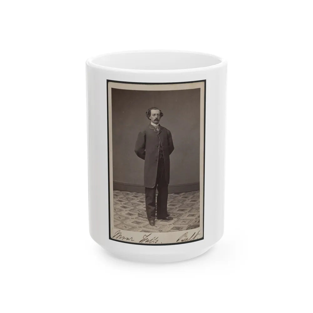 Unidentified Man 008 (U.S. Civil War) White Coffee Mug-15oz-Go Mug Yourself