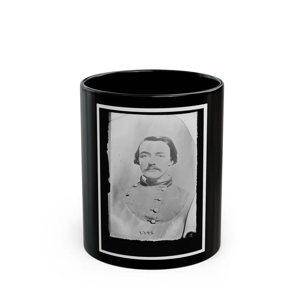 Unidentified Man In Uniform (U.S. Civil War) Black Coffee Mug-11oz-Go Mug Yourself