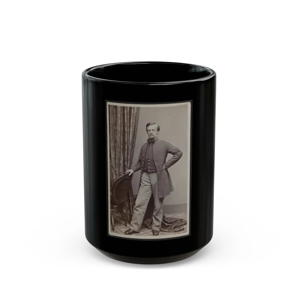 Unidentified Man (U.S. Civil War) Black Coffee Mug-15oz-Go Mug Yourself