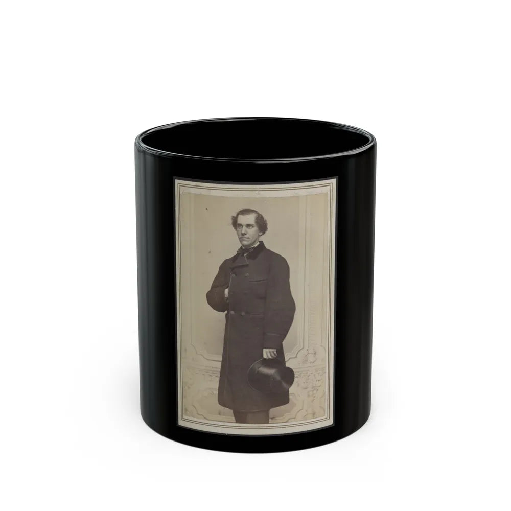 Unidentified Man With Hat (U.S. Civil War) Black Coffee Mug-11oz-Go Mug Yourself