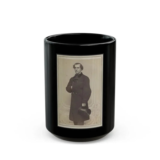 Unidentified Man With Hat (U.S. Civil War) Black Coffee Mug 15oz - Go Mug Yourself