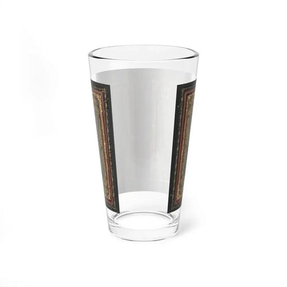 Unidentified Man, Woman, And Child And Unidentified Soldier With Musket And Woman (U.S. Civil War) Pint Glass 16oz - Go Mug Yourself