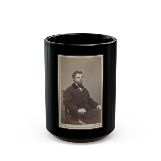 Unidentified Man(2) (U.S. Civil War) Black Coffee Mug-15oz-Go Mug Yourself