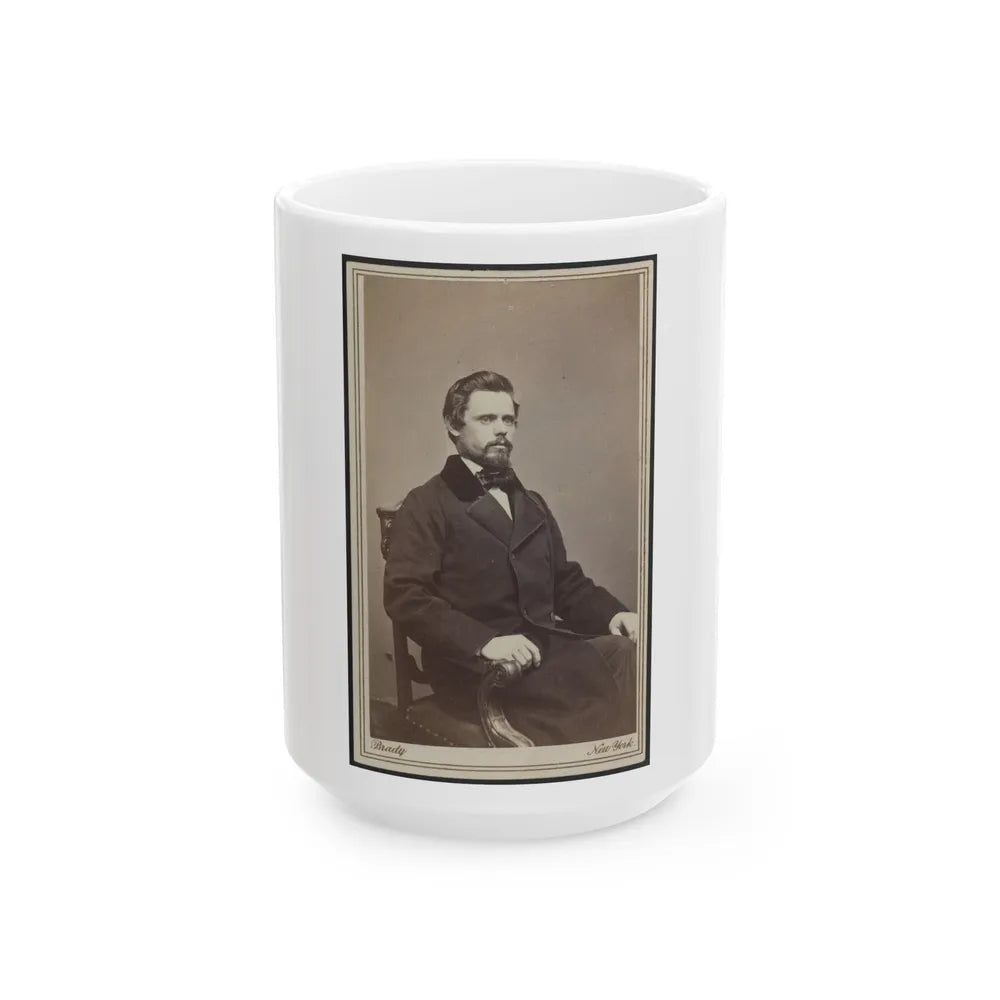 Unidentified Man(2) (U.S. Civil War) White Coffee Mug-15oz-Go Mug Yourself