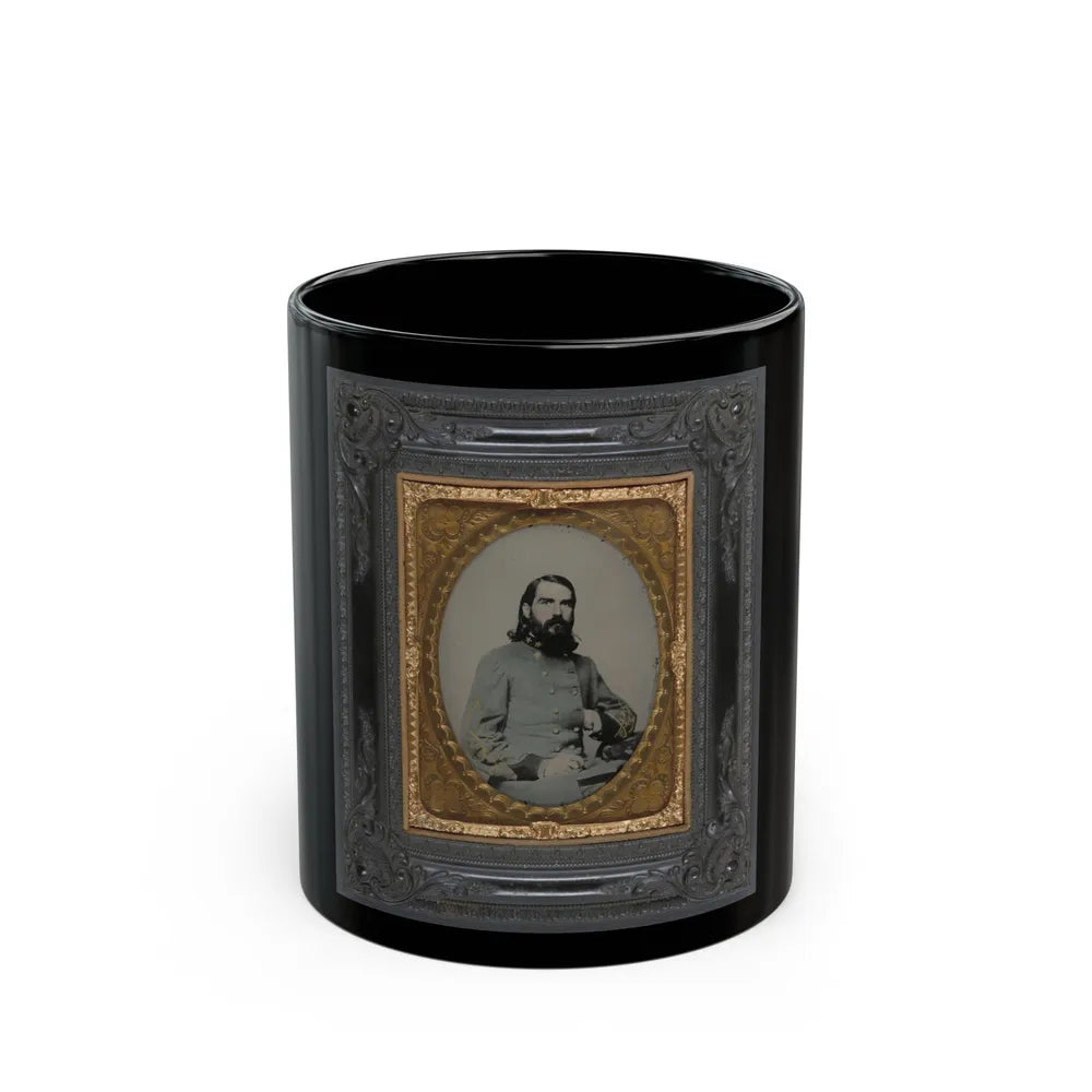 Unidentified Officer In The Confederate Medical Corps (U.S. Civil War) Black Coffee Mug-11oz-Go Mug Yourself