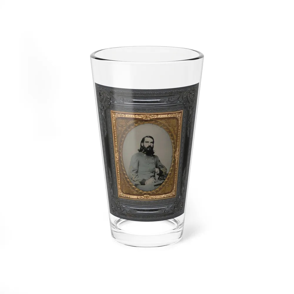 Unidentified Officer In The Confederate Medical Corps (U.S. Civil War) Pint Glass 16oz-16oz-Go Mug Yourself