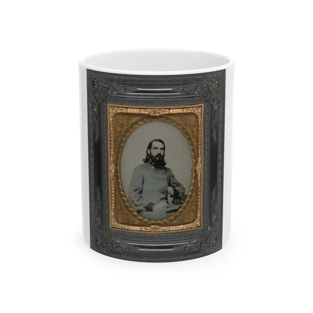 Unidentified Officer In The Confederate Medical Corps (U.S. Civil War) White Coffee Mug-11oz-Go Mug Yourself