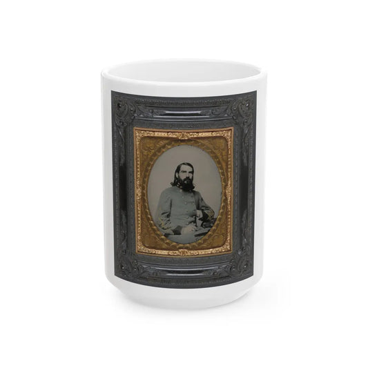 Unidentified Officer In The Confederate Medical Corps (U.S. Civil War) White Coffee Mug-15oz-Go Mug Yourself