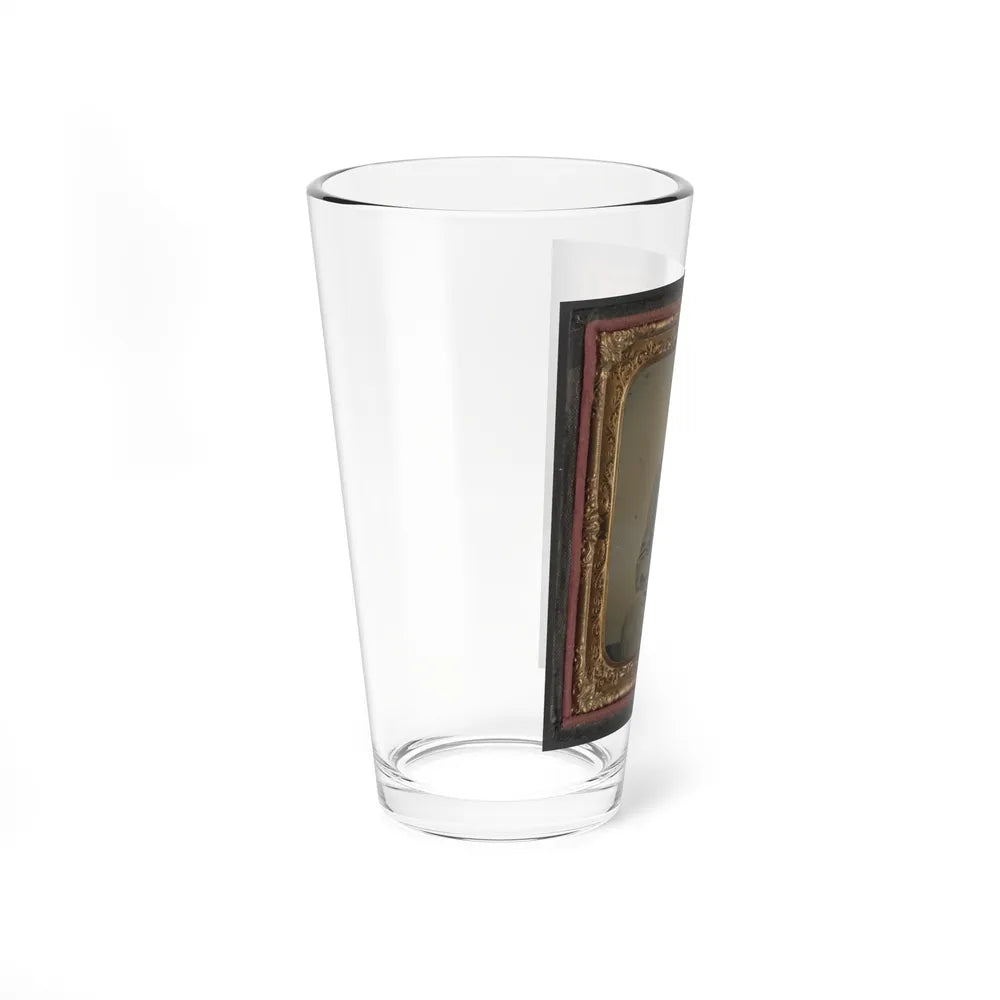 Unidentified Private In Confederate Uniform (U.S. Civil War) Pint Glass 16oz-Go Mug Yourself