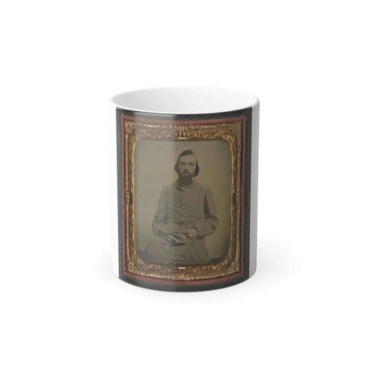 Unidentified Private in Confederate Uniform (U.S. Civil War) Color Changing Coffee Mug 11oz Default Title 11oz - Go Mug Yourself