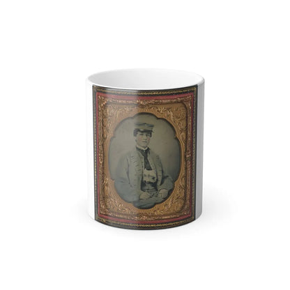 Unidentified Sailor in Confederate Midshipman Uniform (U.S. Civil War) Color Changing Coffee Mug 11oz-11oz-Go Mug Yourself