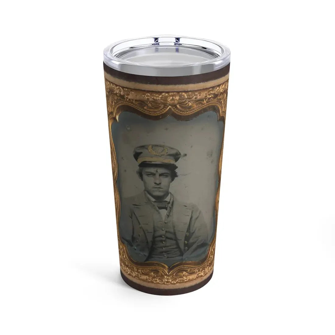 Unidentified Sailor In Confederate Naval Officer's Uniform (U.S. Civil War) Tumbler 20oz 20oz - Go Mug Yourself