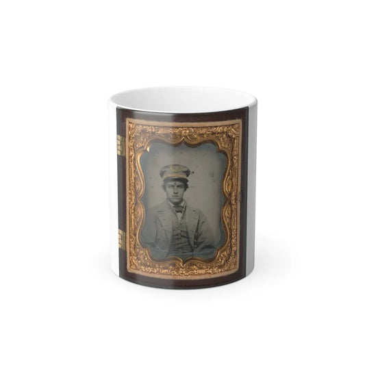 Unidentified Sailor in Confederate Naval Officer's Uniform (U.S. Civil War) Color Changing Coffee Mug 11oz-11oz-Go Mug Yourself