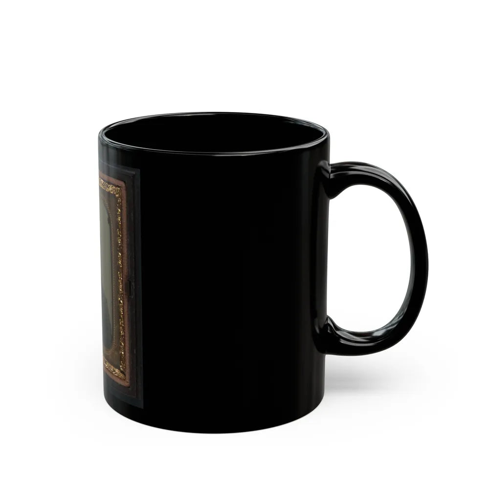 Unidentified Sailor In Union Uniform 001 (U.S. Civil War) Black Coffee Mug-Go Mug Yourself