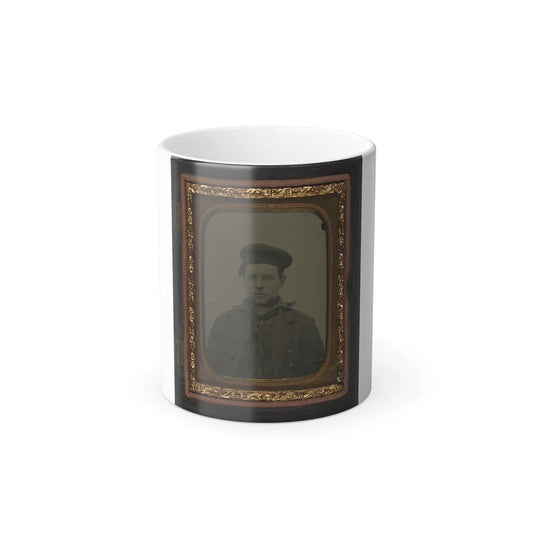 Unidentified Sailor in Union Uniform 001 (U.S. Civil War) Color Changing Coffee Mug 11oz-11oz-Go Mug Yourself