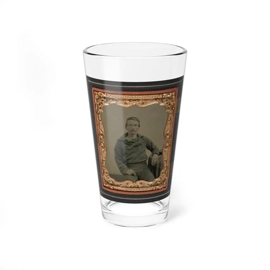 Unidentified Sailor In Union Uniform (U.S. Civil War) Pint Glass 16oz-16oz-Go Mug Yourself