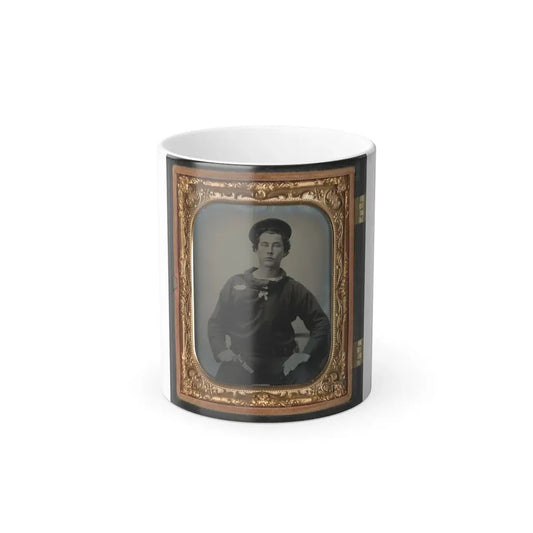 Unidentified Sailor in Union Uniform With Pistol (U.S. Civil War) Color Changing Coffee Mug 11oz Default Title 11oz - Go Mug Yourself