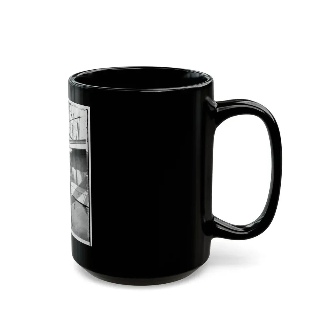 Unidentified Sailor On U.S.S. New Hampshire (U.S. Civil War) Black Coffee Mug - Go Mug Yourself