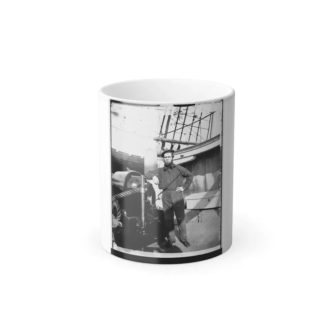 Unidentified Sailor on U.S.S. New Hampshire (U.S. Civil War) Color Changing Coffee Mug 11oz Default Title 11oz - Go Mug Yourself