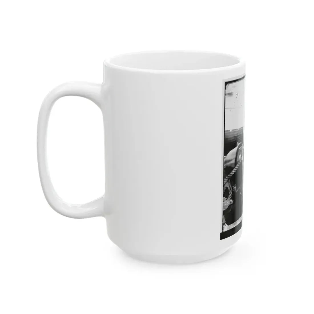 Unidentified Sailor On U.S.S. New Hampshire (U.S. Civil War) White Coffee Mug - Go Mug Yourself