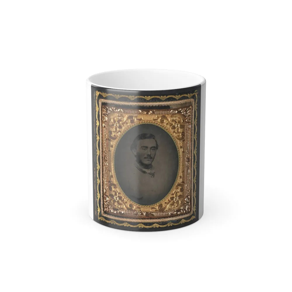 Unidentified Soldier in Confederate Jacket (U.S. Civil War) Color Changing Coffee Mug 11oz-11oz-Go Mug Yourself