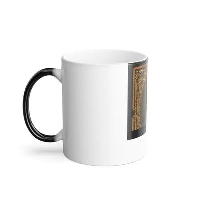 Unidentified Soldier in Confederate Second Lieutenant Cavalry Uniform With Sheathed Cavalry Sword (U.S. Civil War) Color Changing Coffee Mug 11oz-Go Mug Yourself