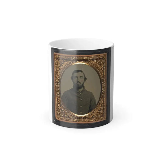 Unidentified Soldier in Confederate Shell Jacket 002 (U.S. Civil War) Color Changing Coffee Mug 11oz Default Title 11oz - Go Mug Yourself