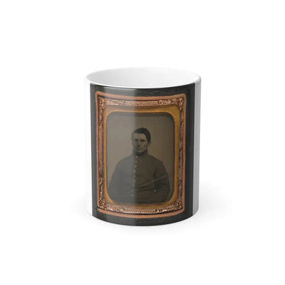 Unidentified Soldier in Confederate Shell Jacket(2) (U.S. Civil War) Color Changing Coffee Mug 11oz Default Title 11oz - Go Mug Yourself