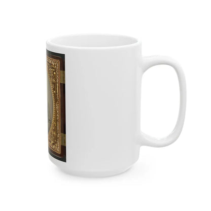 Unidentified Soldier In Confederate Uniform 001(2) (U.S. Civil War) White Coffee Mug-Go Mug Yourself