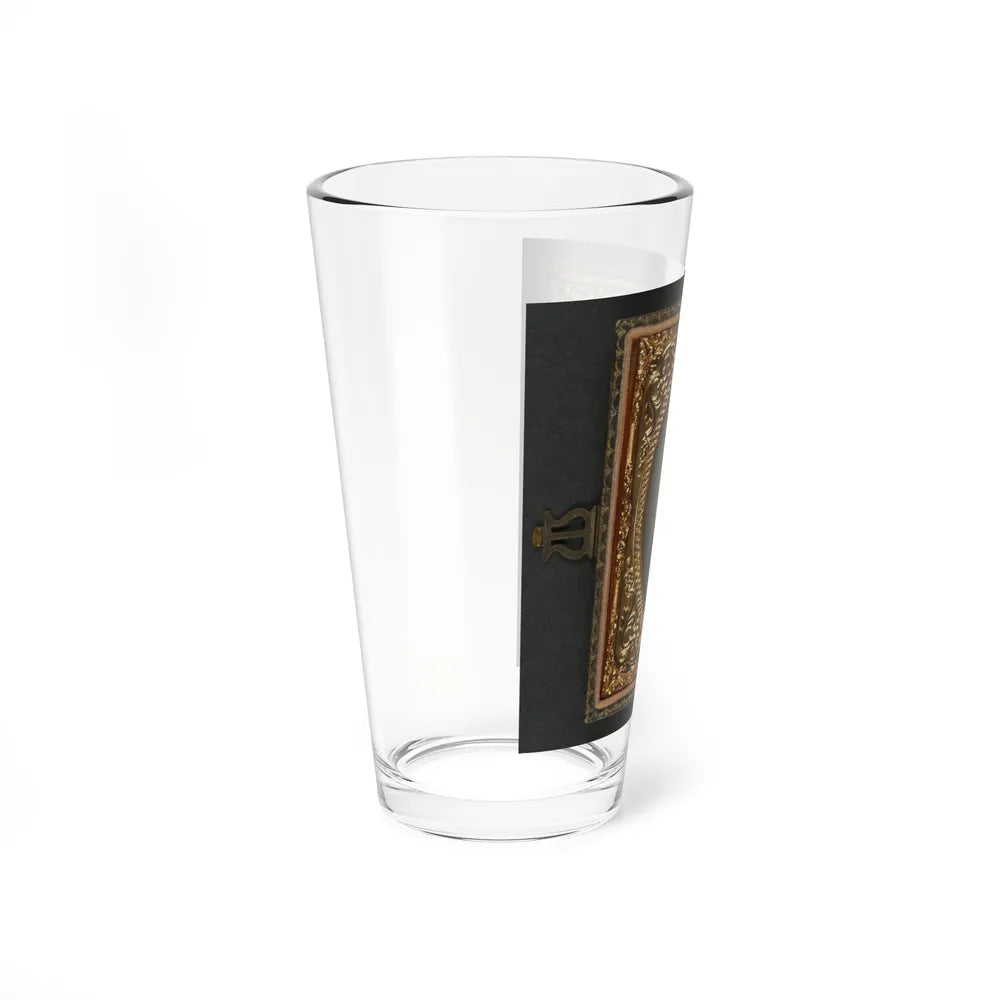 Unidentified Soldier In Confederate Uniform 002 (U.S. Civil War) Pint Glass 16oz-Go Mug Yourself