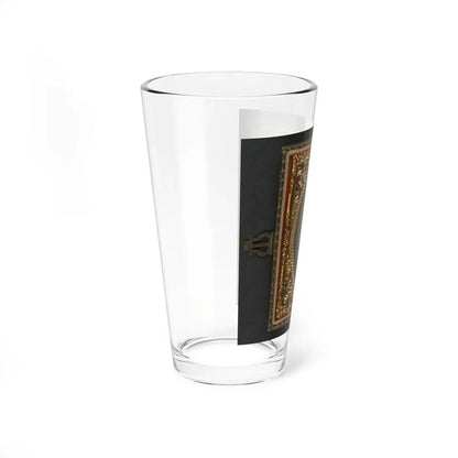 Unidentified Soldier In Confederate Uniform 002 (U.S. Civil War) Pint Glass 16oz - Go Mug Yourself