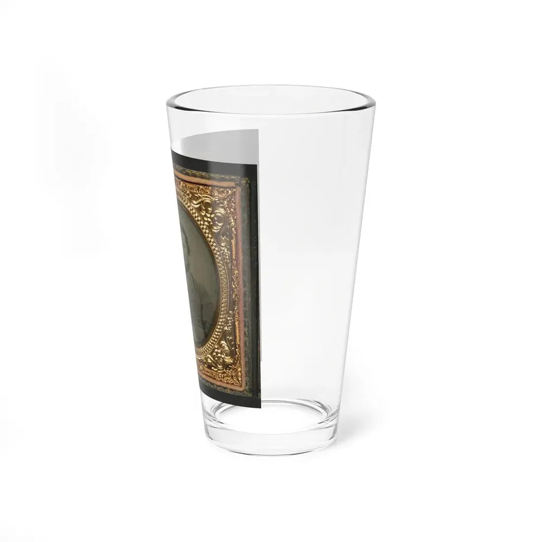 Unidentified Soldier In Confederate Uniform 002 (U.S. Civil War) Pint Glass 16oz - Go Mug Yourself